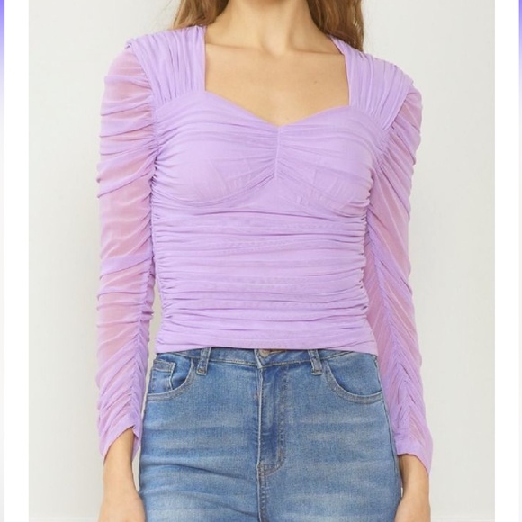 Entro Ruched Top - Picture 1 of 8